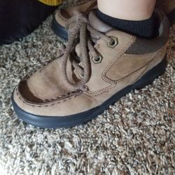 Timberland Leather Boys Shoes Size 11-12