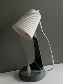 White and Gray Desk Lamp