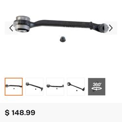 Suspension control arm and ball joint assembly