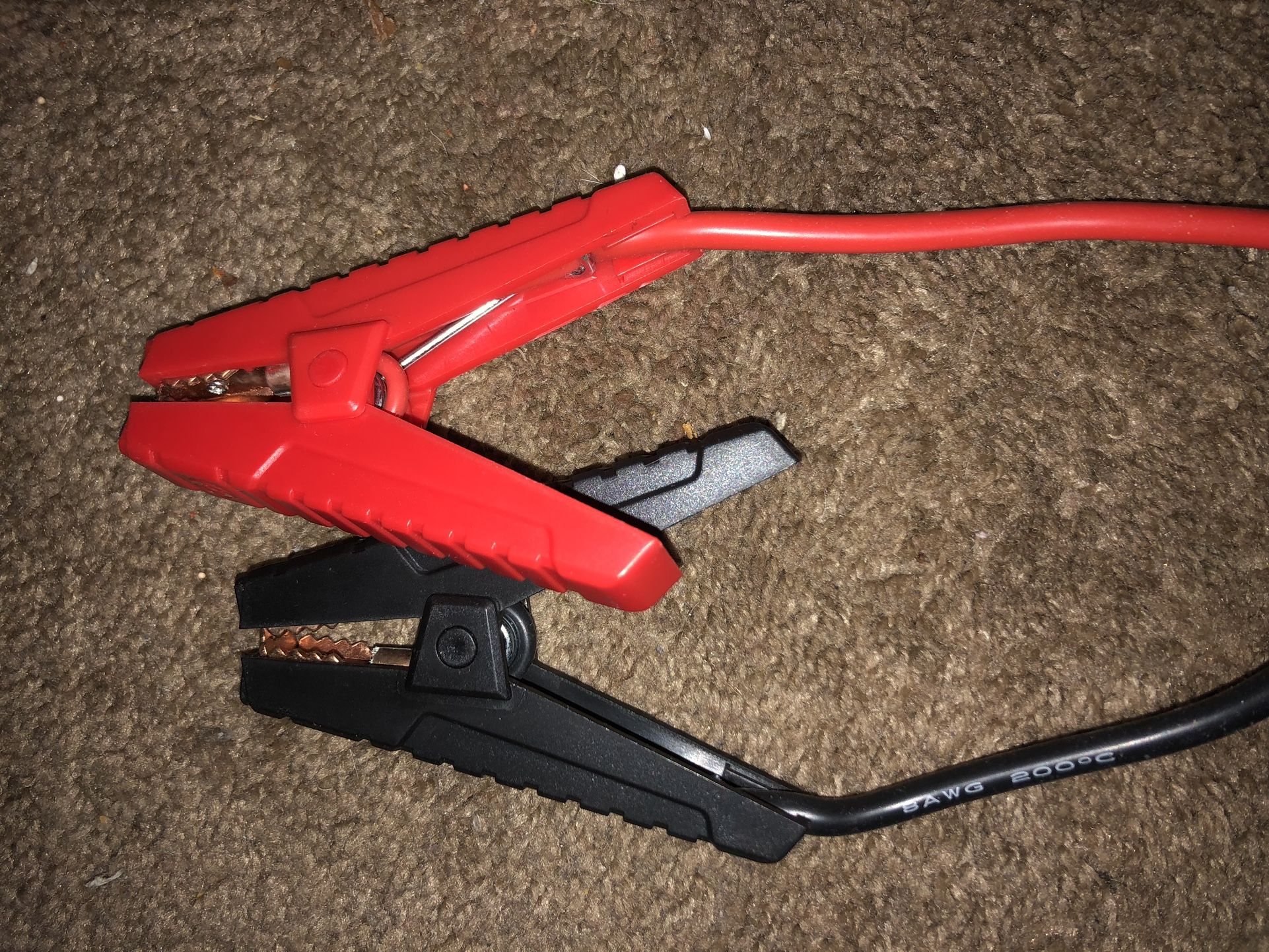 Jump Starter Cable with Battery Clamps, Car Battery Wire Clip Boost Cable Clamp, Battery Booster Cable, Battery Alligator Clip for Emergencies
