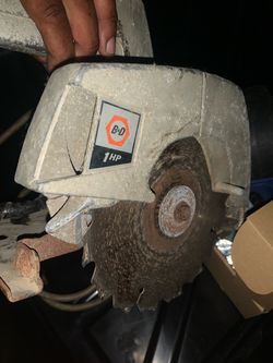 Black & Decker 1HP Circular Saw