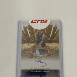 2025-26 Topps NBA Chrome COOPER FLAGG Auto Rookie On-Card Gold #20/50!