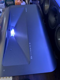 AWOL Vision 3500 Pro UST Ultra Short Throw Projector And Vividstorm 120” ALR Floor Rising Screen