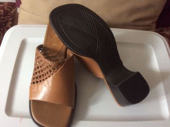 Leather Brown Sandals Women’s Mule Style. Brand. ALLURE Never Used