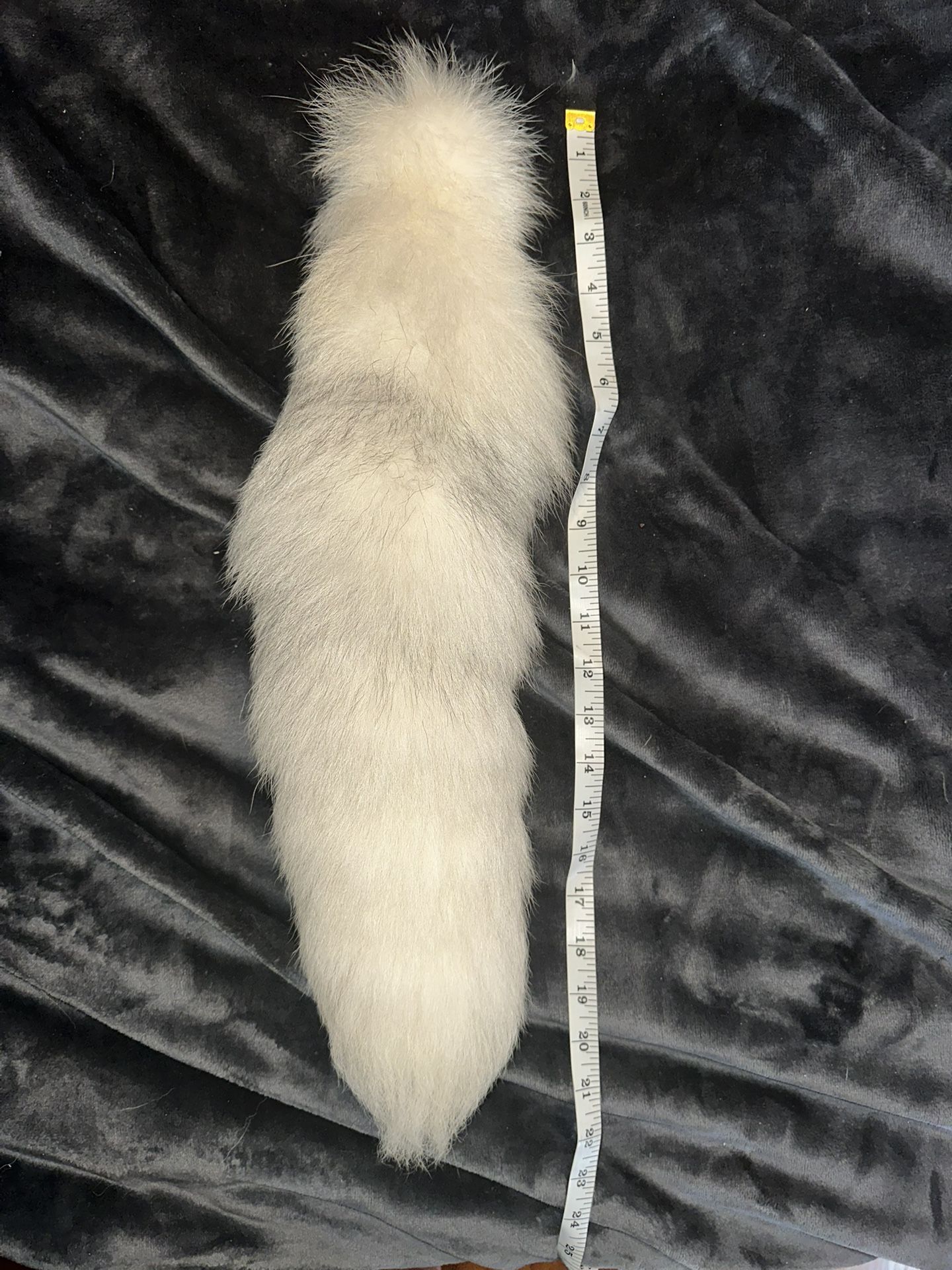 Arctic Marble Fox Keychain