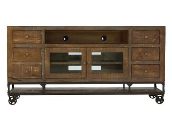 URBAN GOLD 6 DRAWER TV STAND 76"