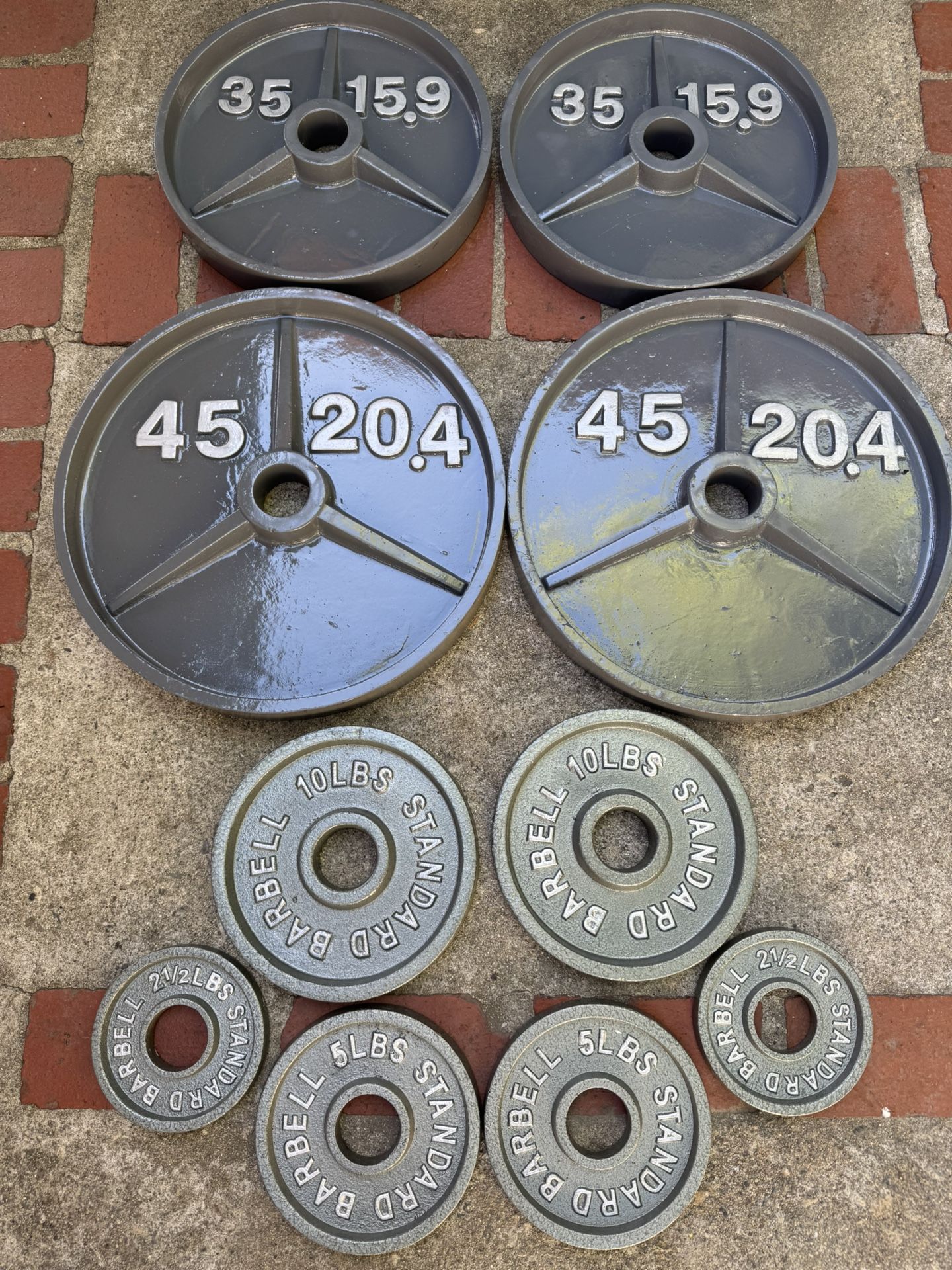 Olympic Weight Set 185 Lbs
