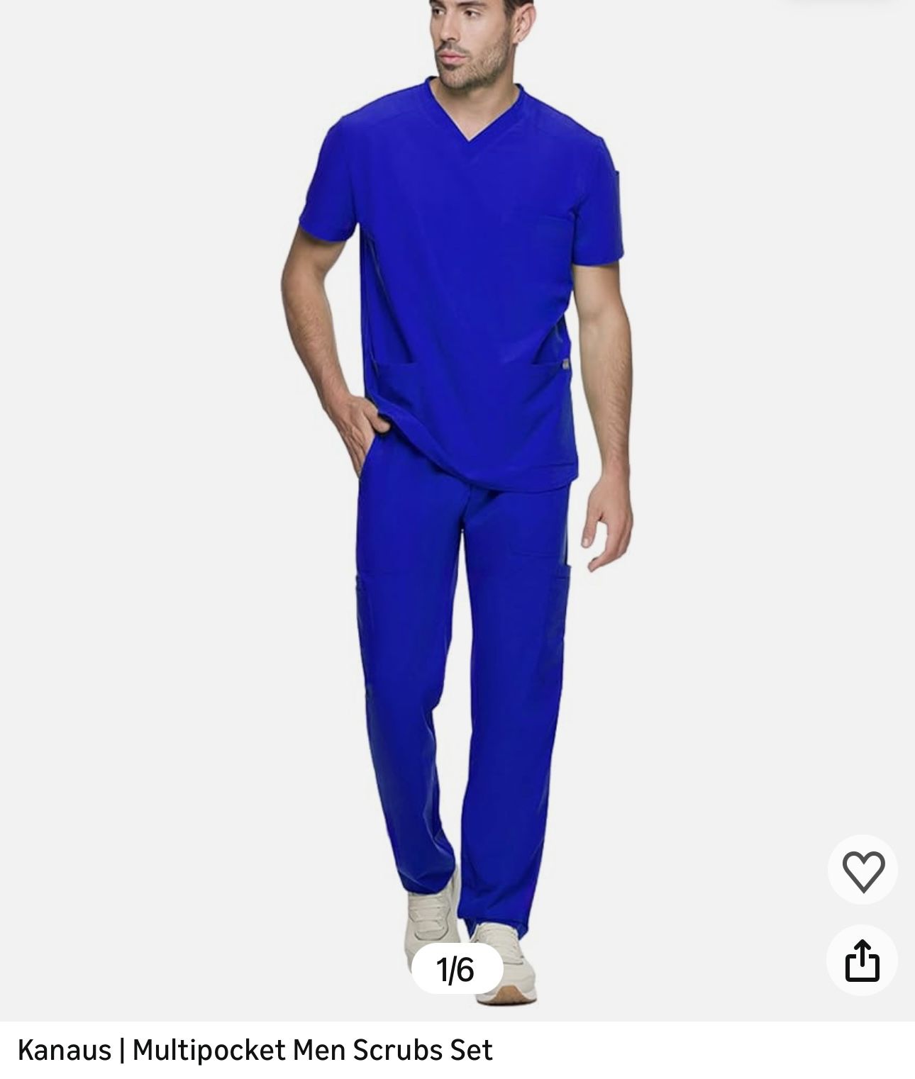 MEN MULTIPOCKET SCRUBS SET