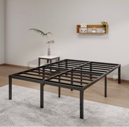 Queen size metal bed frame 18 inch
