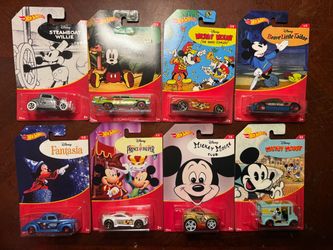 Mickey Mouse Hot wheels Collection Set New