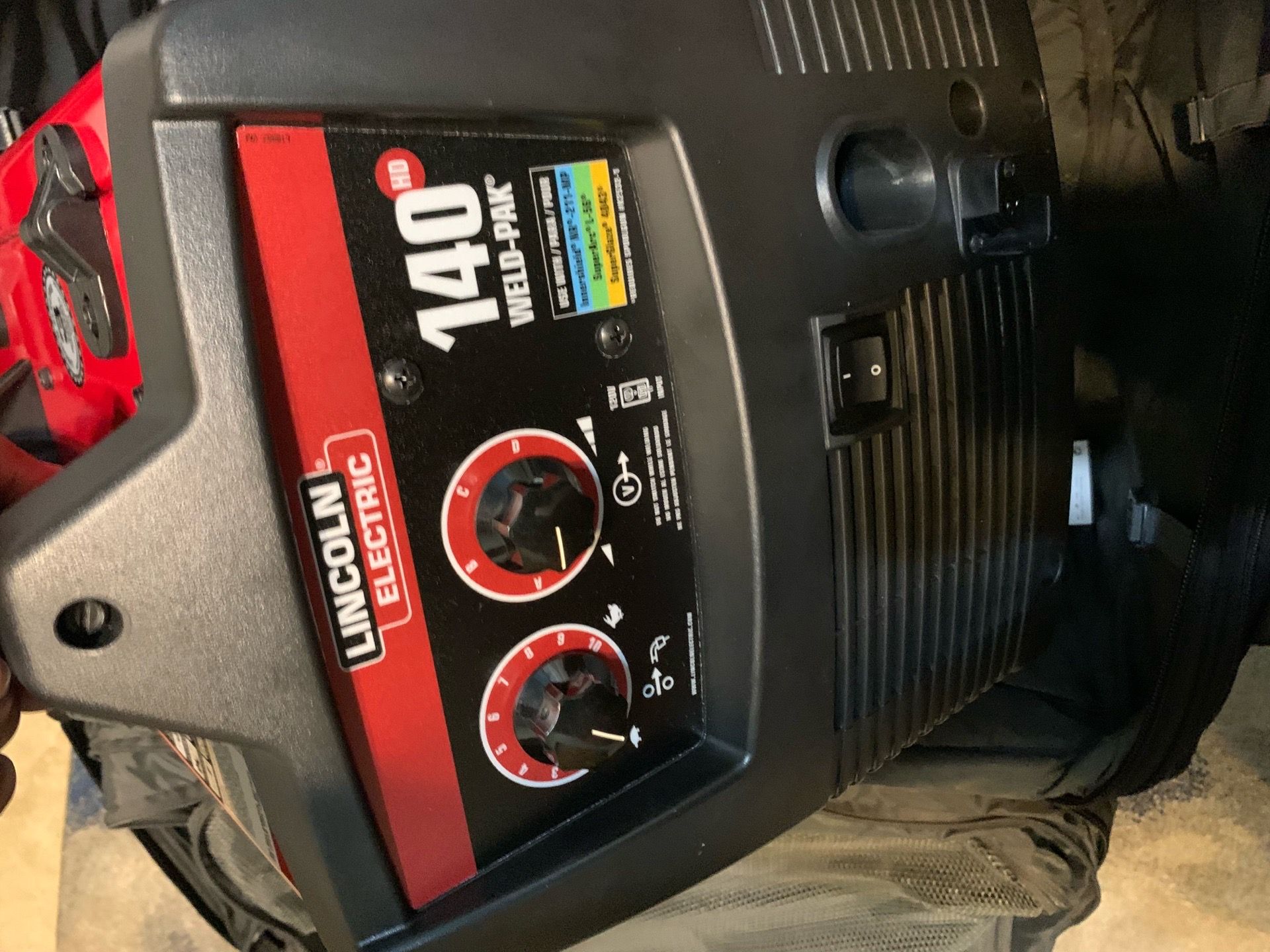 140 hp mig welder lincoln