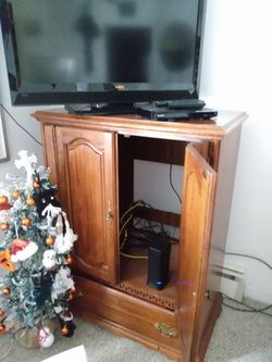 TV stand all wood