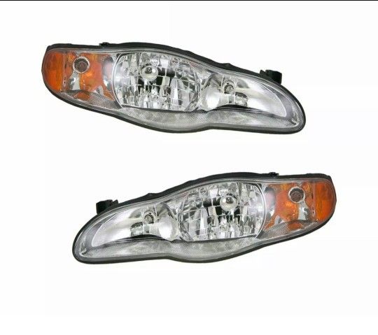 New Headlights Headlamps Left & Right Pair Set 
for 00-05 Chevy Monte Carlo