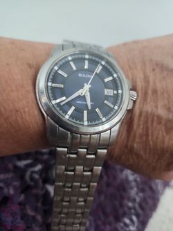 Watch mens  Bulova  blue face