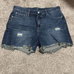 Denim shorts