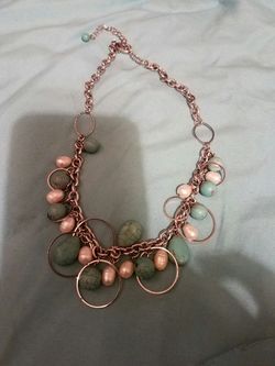 Necklace turquoise and silver