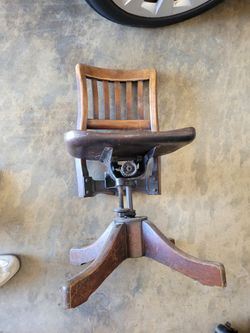 Antique Bankers Chair