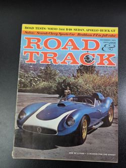 Road & Track November 1962 Volume 14 Number 3 Magazine