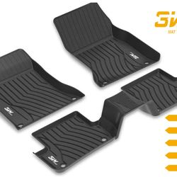 3W Floor Mats for 2020-2023 Mercedes-Benz GLB Protection Car Liners
Odorless
TPE