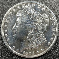 1895-O Morgan Silver Dollar $1 VF Details Heavily Polished