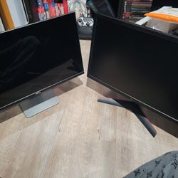 2x Monitors – 1080p – 144Hz + 60Hz – VESA – $100 (Bundle Deal)
 