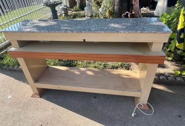 Uv heat lamp nail bar “granite countertop”