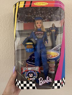 1998 NASCAR 50th Anniversary Barbie Collector Edition doll by Mattel NIB