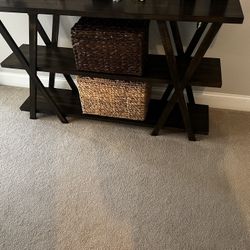 3 Shelf Wood Table