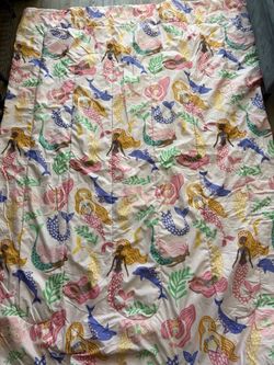 Kids Mermaid Print Comforter