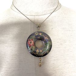 Cloisonné Pendant Necklace 