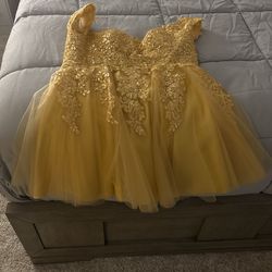 Gold Dama Dress 