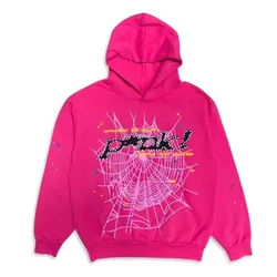 P*NK SP5DER HOODIE PINK
