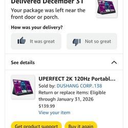 Uperfect2k 120hz Monitor