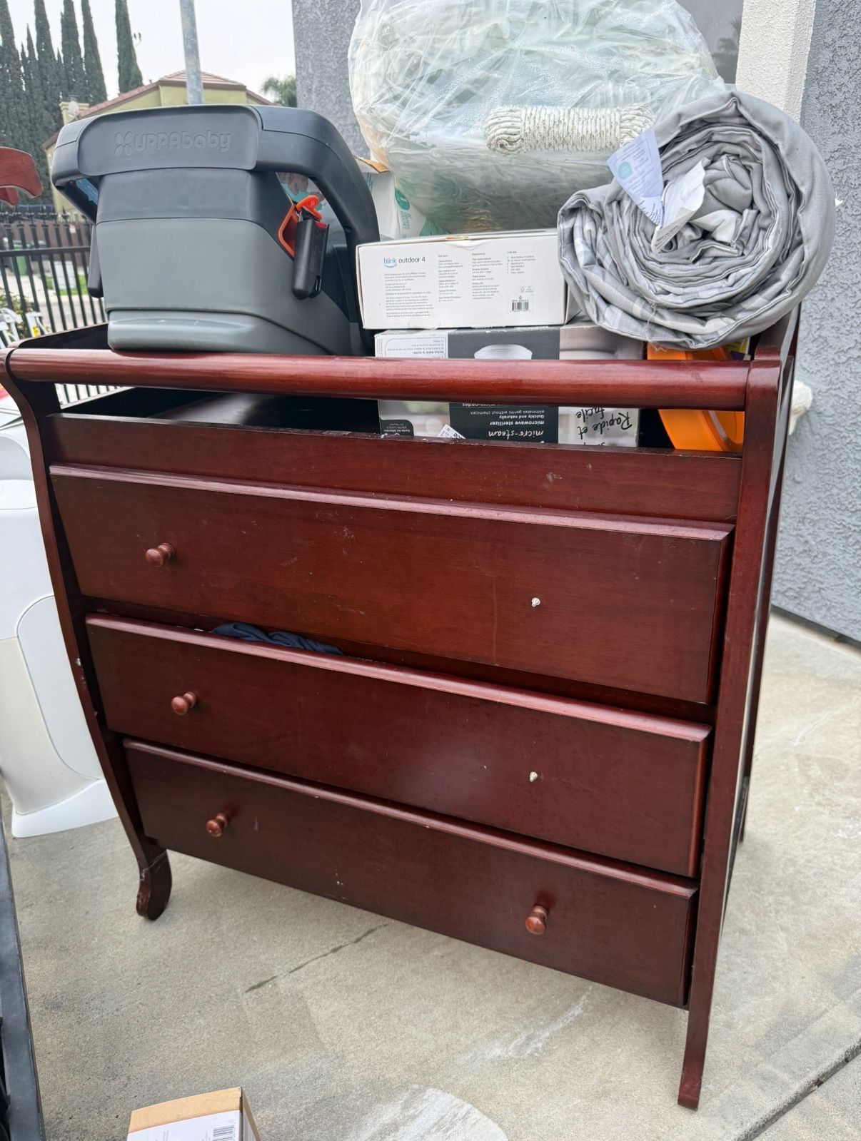 Wooden Changing Table For Infants