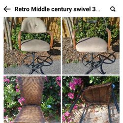 Swivel Metal Bar Stool