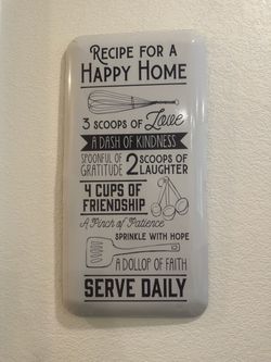 Kitchen sign