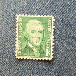 Vintage Thomas Jefferson Stamp