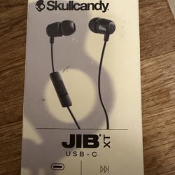 Skullcandy Jib® USB-C - Seamless Sound, USB-C Wired Earbuds 