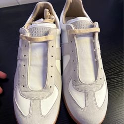 Maison Margiela Replica GAT Sneakers Cream / Off White Gum Sole Men’s | Leather Suede | EU 44