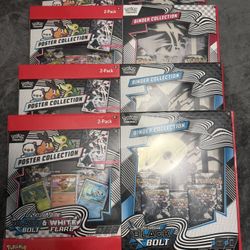 Pokemon black Bolt White Flare Binders And Poster Collection 