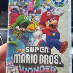 Super Mario Bros Wonder Nintendo Switch Game