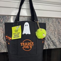 Trader Joes Mini Tote Bag, Halloween, Designer 