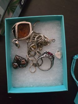 Assorted Silver jewelry