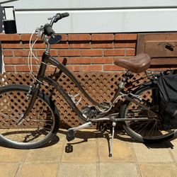 Trek Women’s Bike Bicycle Pure Sport 7 Speed Grey Gray Charcoal 