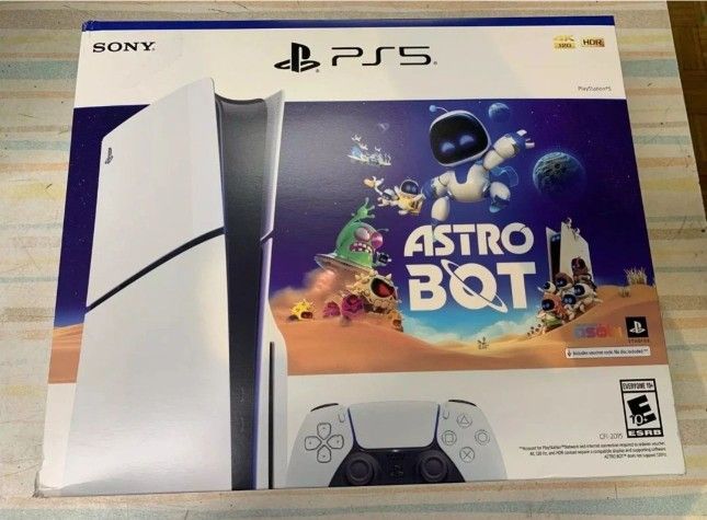 Ps5 PlayStation 5 console Astro bot bundle disc version floor model