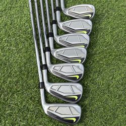 Nike Vapor Speed iron set 5-9,PW,SW Steel Shaft S-Flex