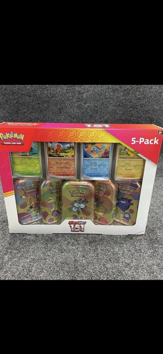 Pokemon 151 Mini Tins Display