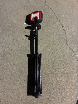 Folding camping light stand
