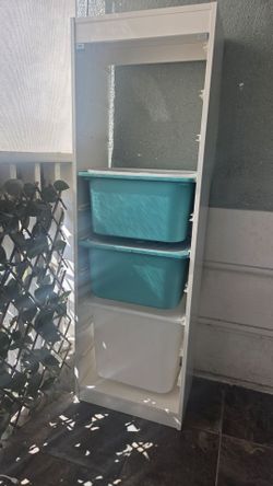 IKEA TROFAST with bins and lids