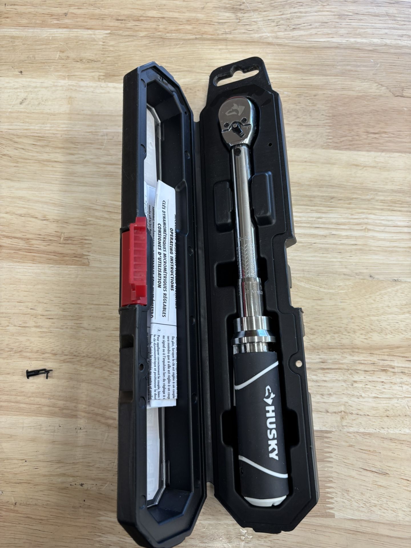 Husky 1/4in Drive Torque Wrench 40-200 In Lbs 
